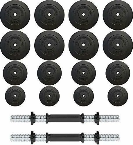 30Kg Adjustable Dumbbell Set With Plastic Handle