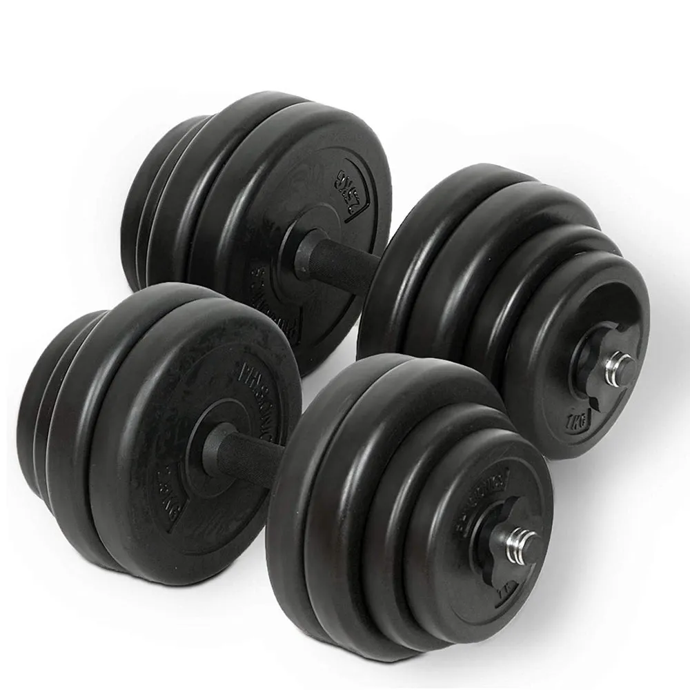 30Kg Adjustable Dumbbell Set With Plastic Handle