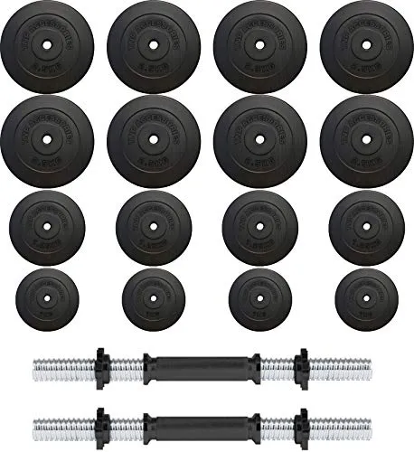 30Kg Adjustable Dumbbell Set With Plastic Handle