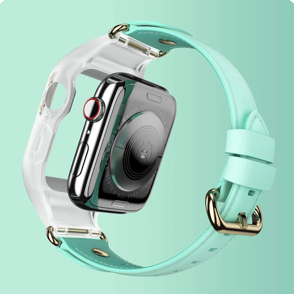 Apple Watch 44mm Cosmo Case - Marble Green