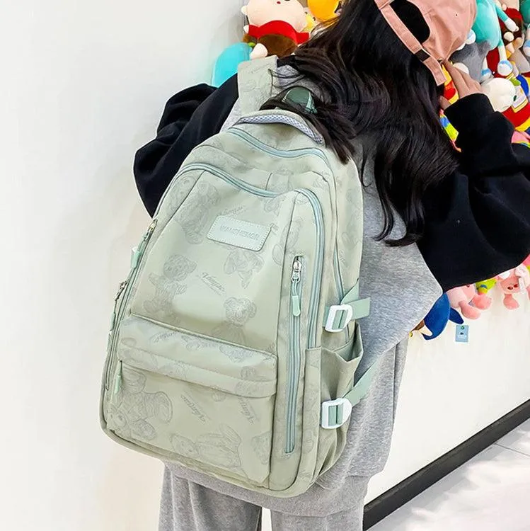 Bear Hug: Adorable Pattern Backpack Bag