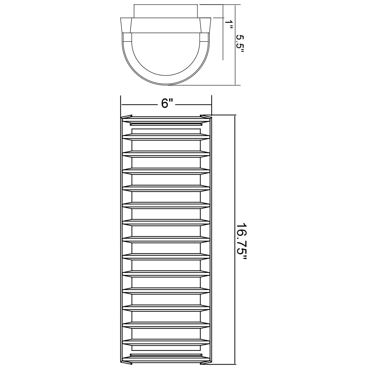 Bermuda 2 Light Outdoor LED Wall Mount Sconce