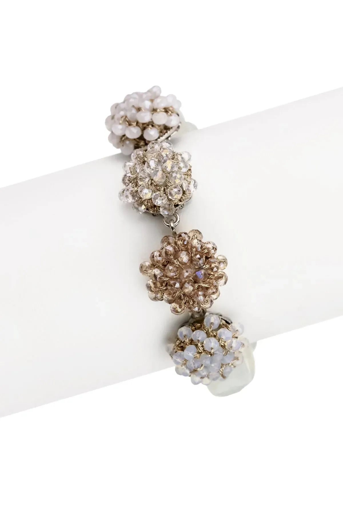 Clear Cluster Bracelet