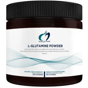 Designs for Health L-Glutamine 250 Grams Powder