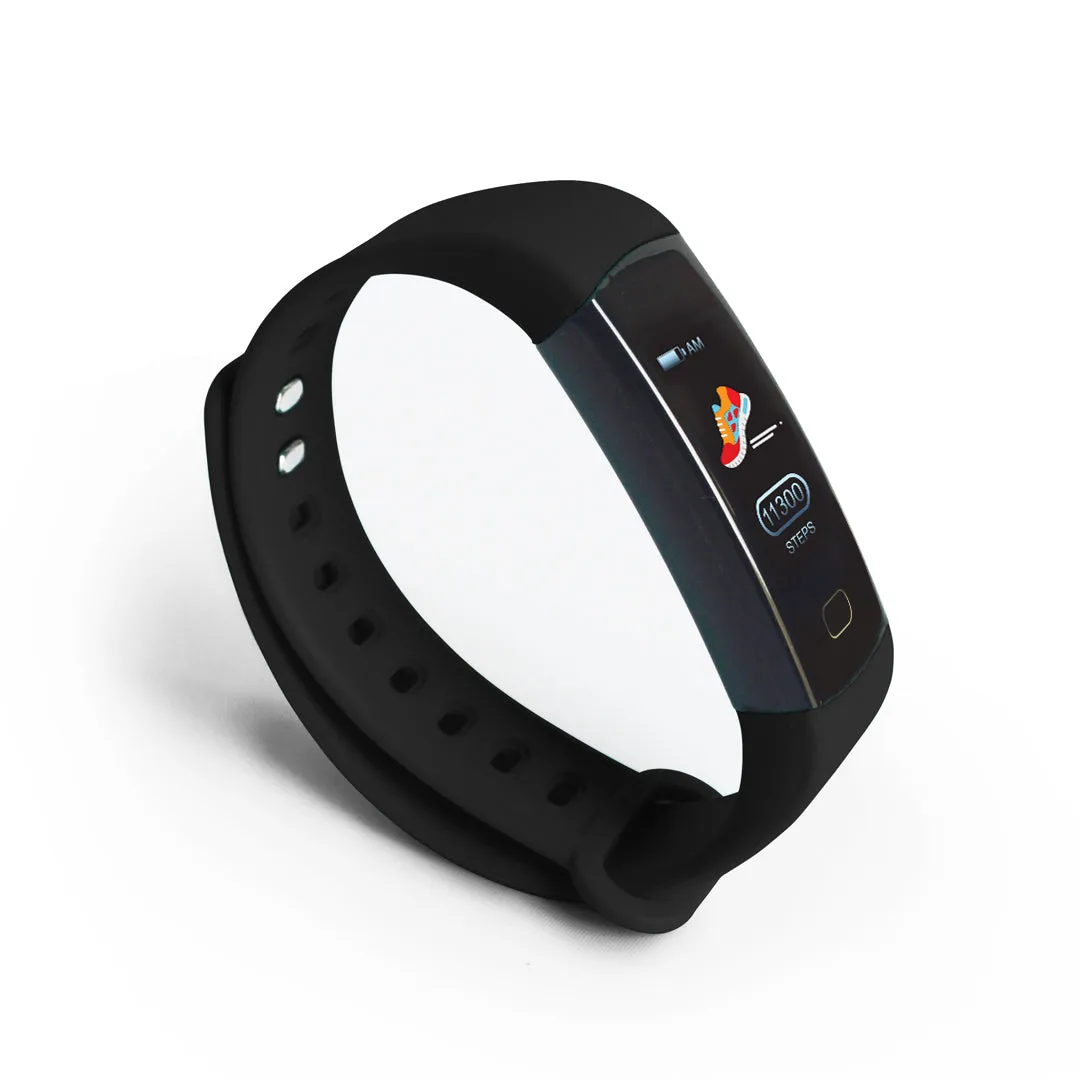 DS Health Band Smart Fitness Tracker - Black