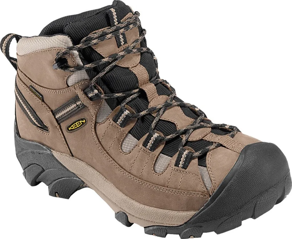 Keen Men's WP Targhee II Mid Shitake/Brindle Wide 1012126