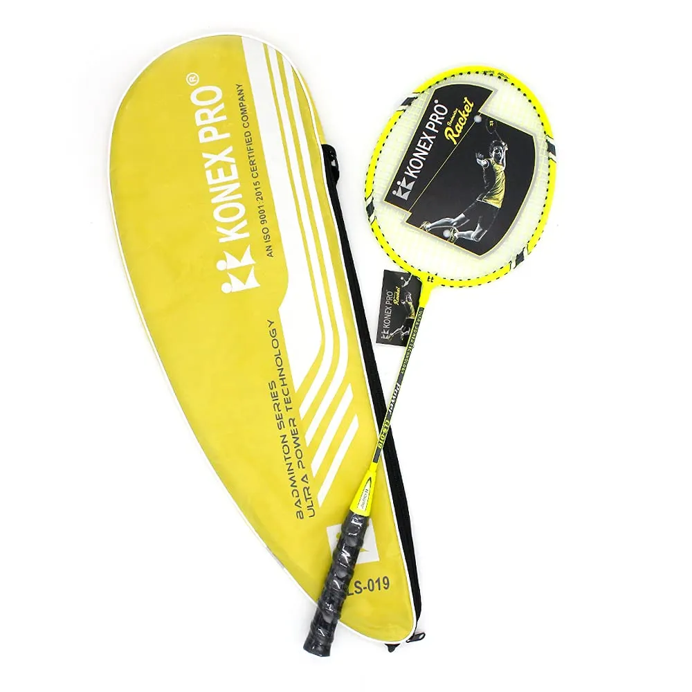 KONEX Badminton Racket CLS 019 (Yellow)