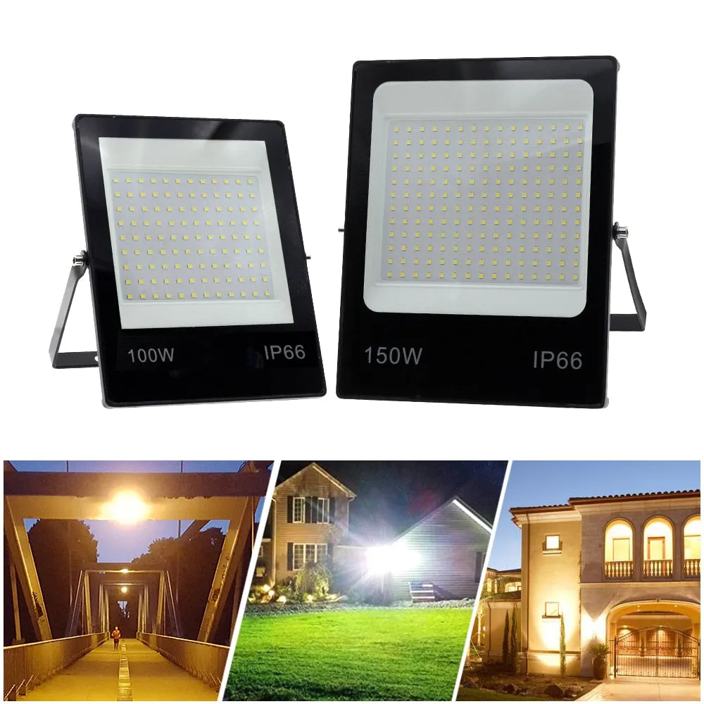 Led Spotlight 50W 100W 150W 220V Spot Light Outdoor Light Waterproof  IP66 Led Floodlight Wall Lamp Doorway Garage Street Lights