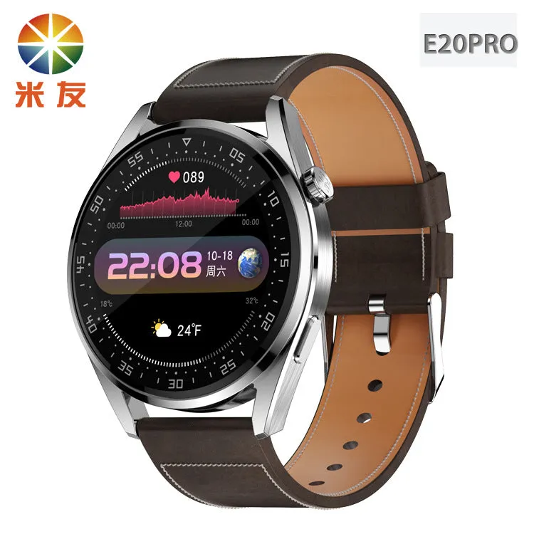 Miyou E20 Smart Watch Zinc Alloy Body Material Bluetooth Calling Teeth Play Music GPS Track