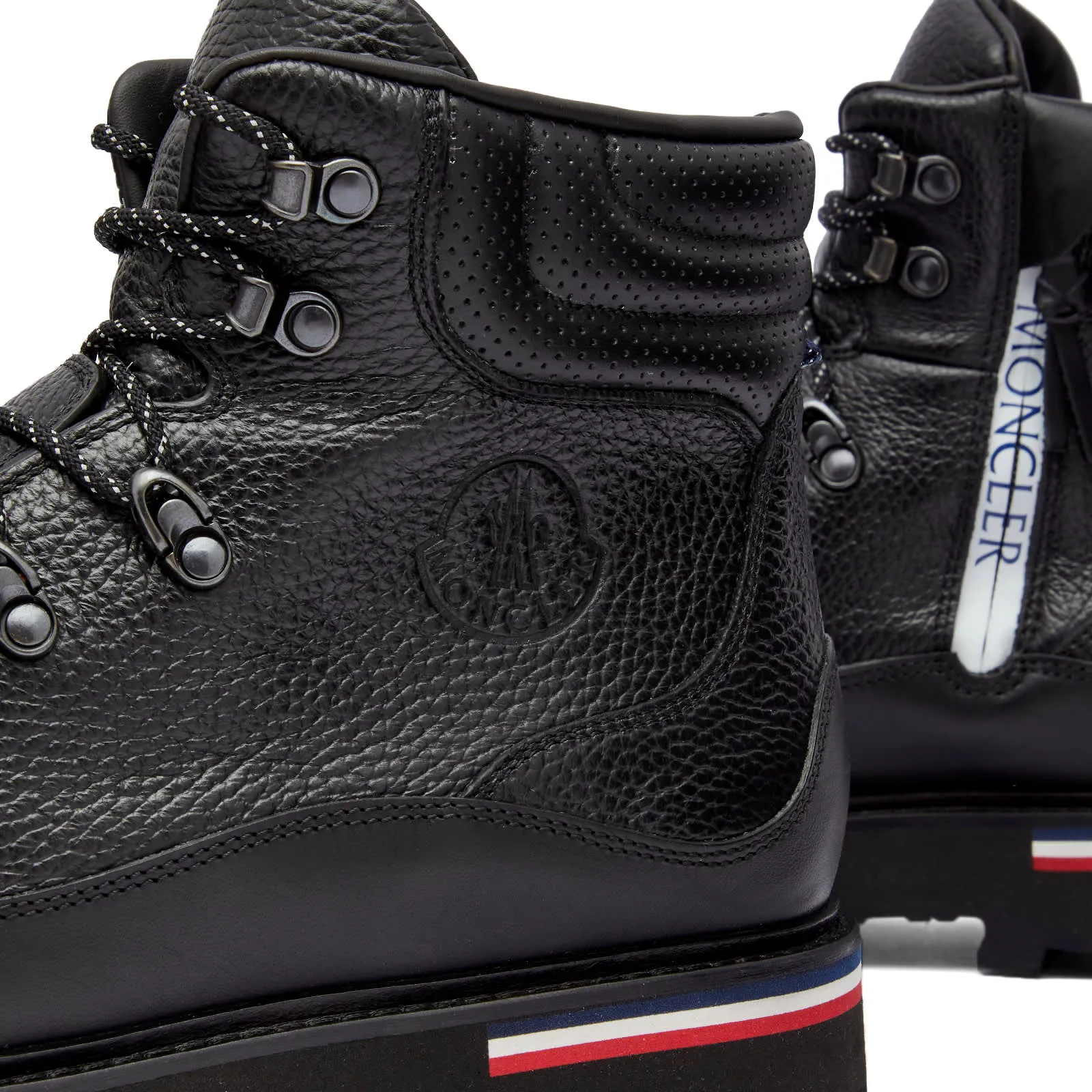 Moncler Peka Trek Hiking Boots, Black & Navy