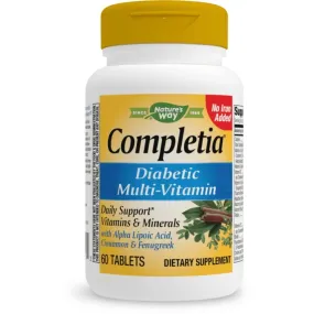 Nature's Way Completia Diabetic Complete Multi 90 Tablets (Previously Enzymatic Therapy)