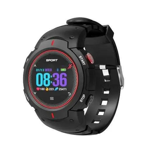 NO.1 F13 IP68 Waterproof Multi-sport Mode Heart Rate Monitor Remote Camera Smart Watch Wristband