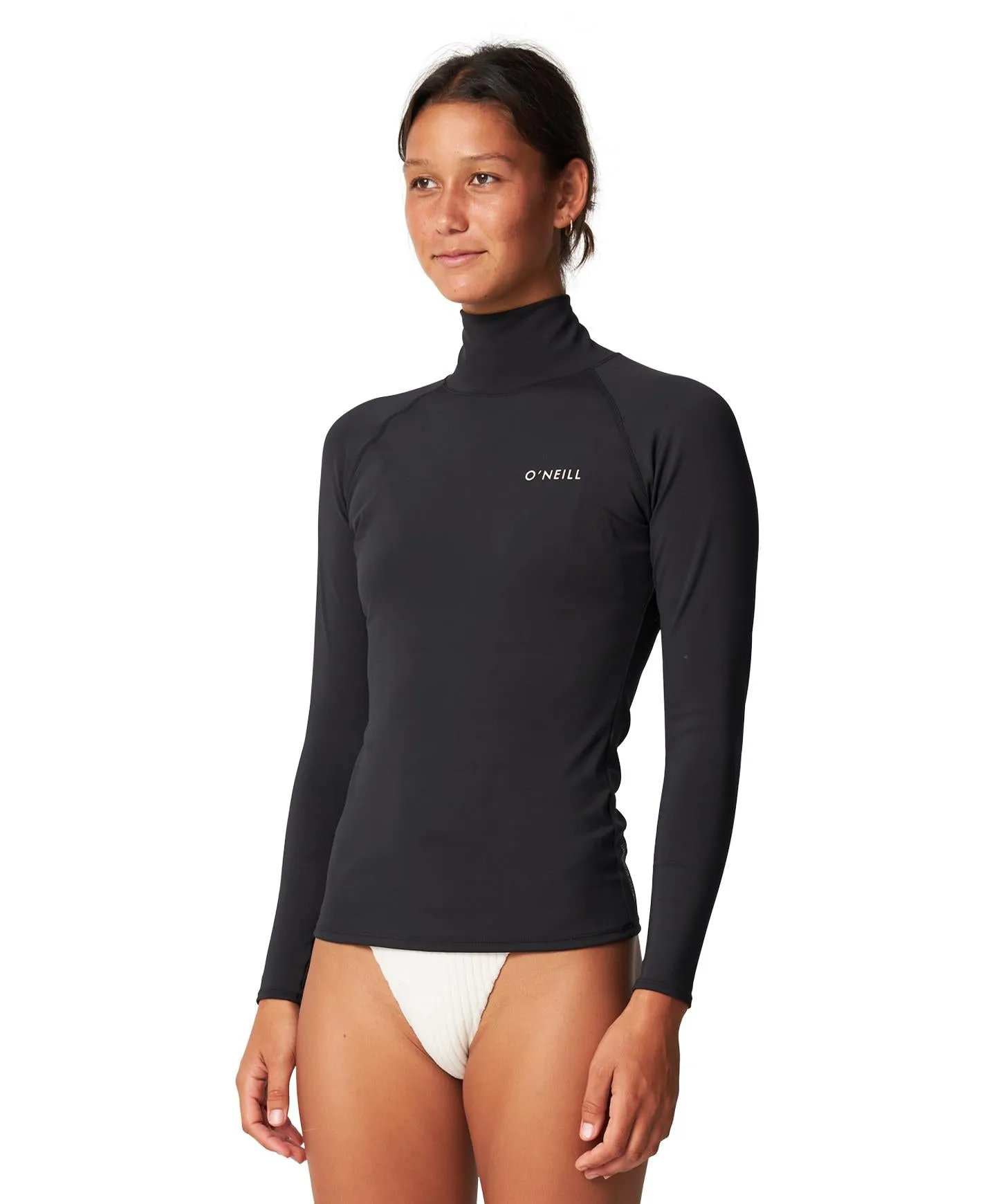 ONeill Womens Salina LS High Neck UV Lycra Rash Vest