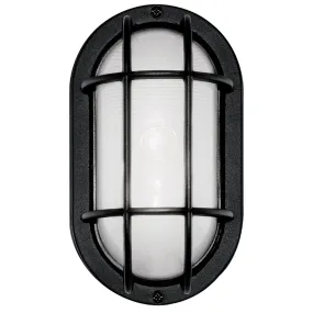 Outdoor Nautical 8.5in. LED Wall Sconce, Black - 6 Pack