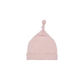 Pigeon Organics Fine Stripe Knotted Hat - Pink