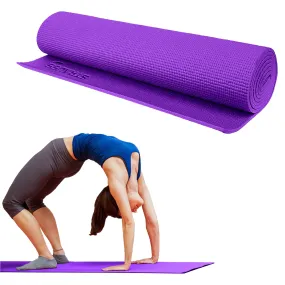 Strauss Yoga Mat, 4 mm (Purple)