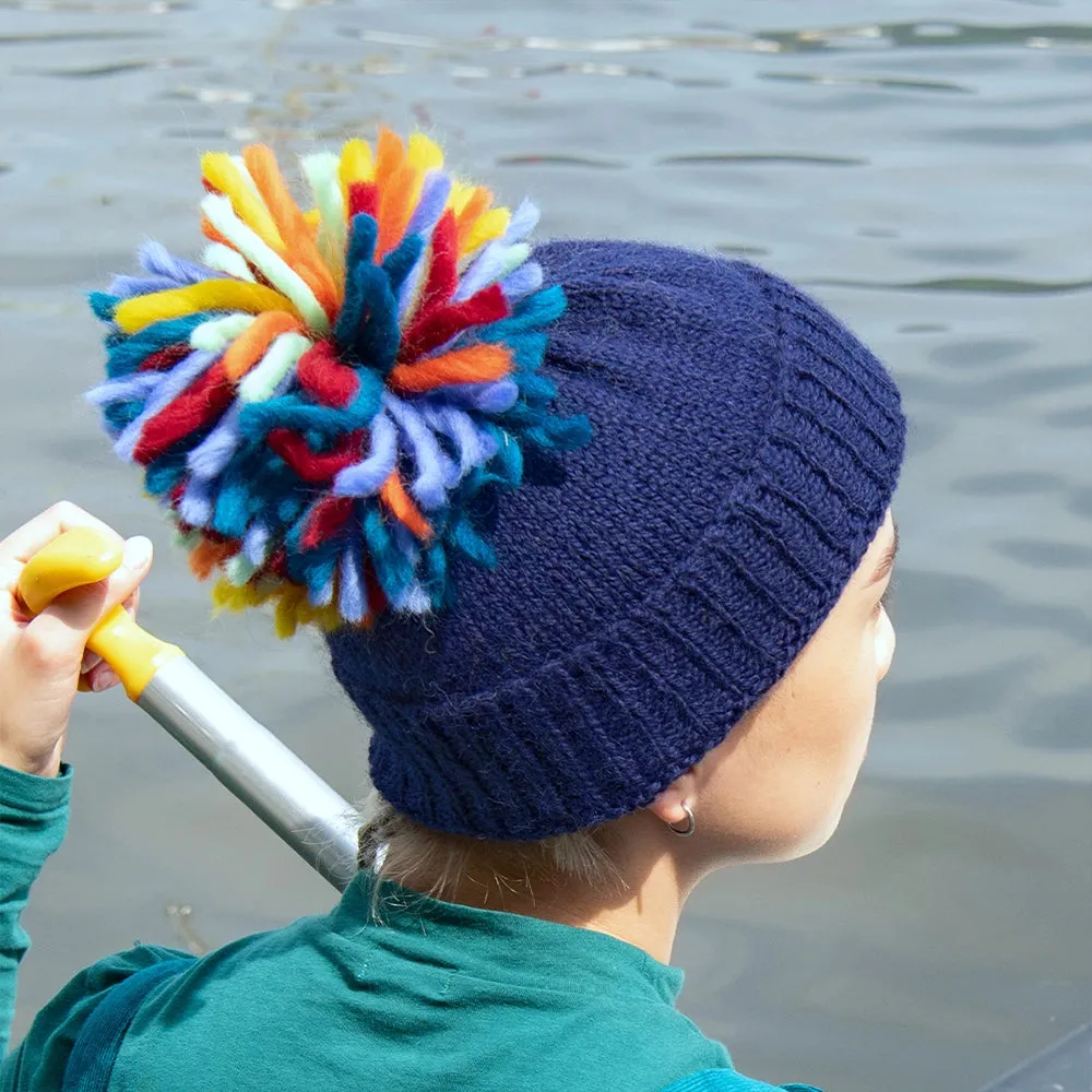 Warm and Easy Hat Kit (&Make Aran) - Colorblock