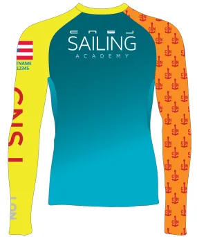 WOMEN RASH GUARD TOP LONG SLEEVE AQUA | CLUB NAUTICO SAN JUAN | PSNLZ'D